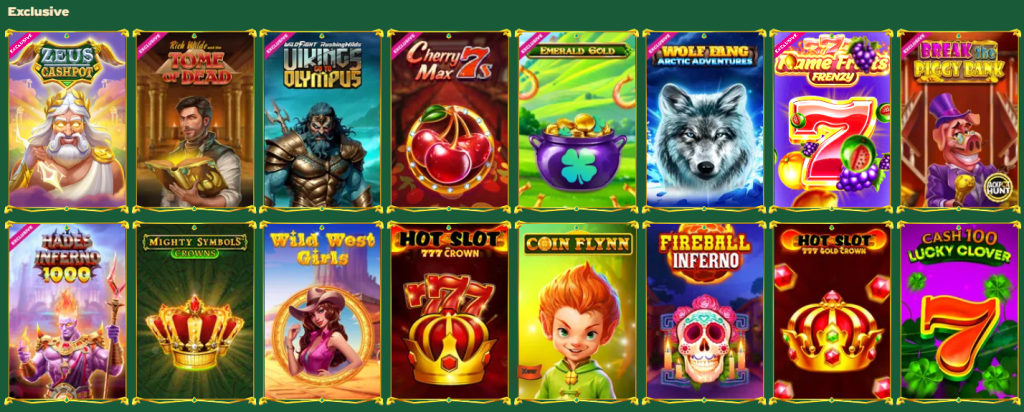 Top Games Greenluck Among Australian Players
