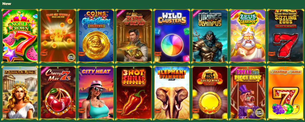 Green Luck casino Games