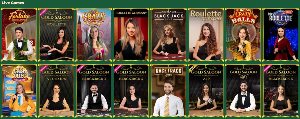 Live Dealer Greenluck Casino Games Online