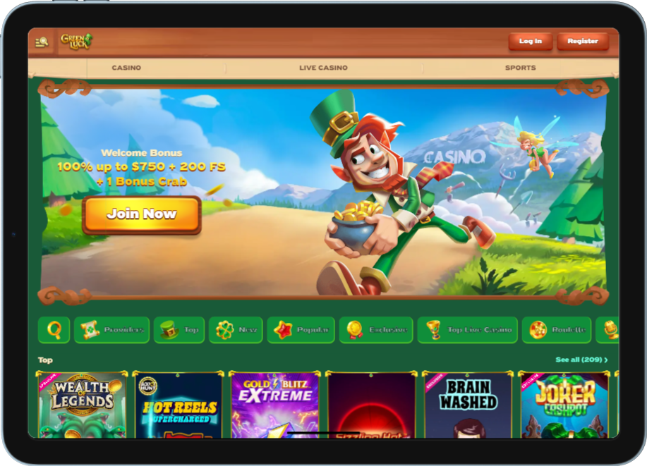 Greenluck Mobile Casino