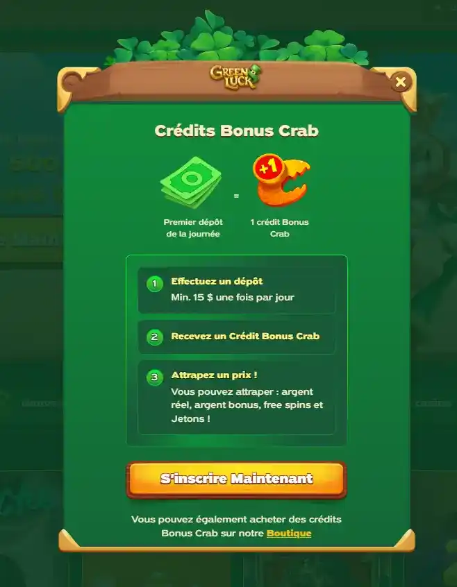 Codes promo Greenluck